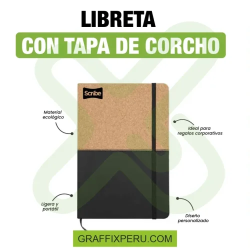 LIBRETA CON TAPA DE CORCHO - Foto 2