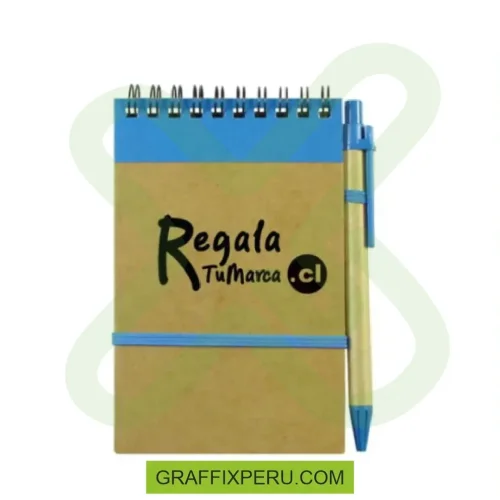 libreta ecologica con lapicero A6 - Foto 3