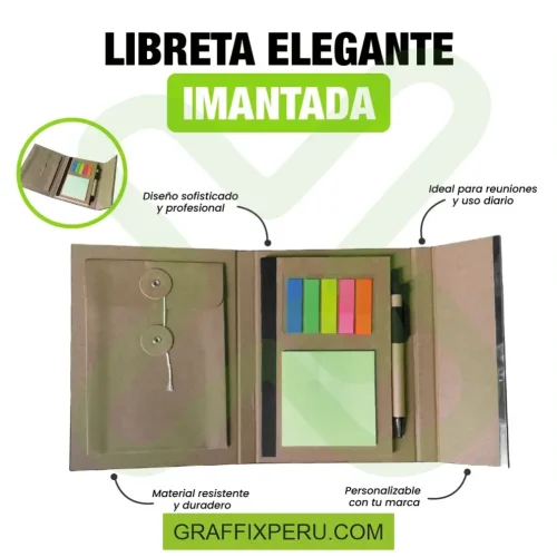 LIBRETA ELEGANTE IMANTADA - Foto 1