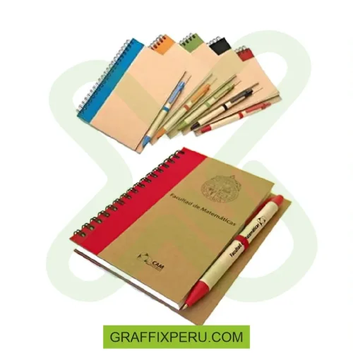 libreta tapa carton reciclado A5 - Foto 3