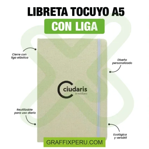 LIBRETA TOCUYO A5 CON LIGA - Foto 2