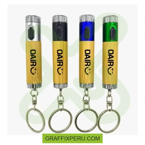 LLAVERO CON MINI LINTERNA CON COLOR - Foto 1