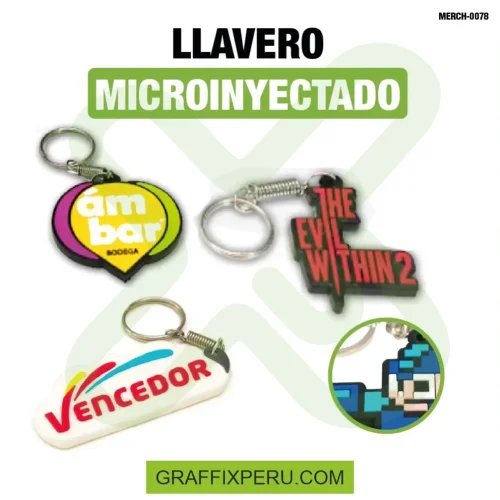 llavero de goma 2D - Foto 5