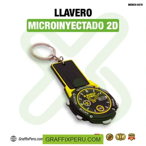 llavero de goma 2D - Foto 1