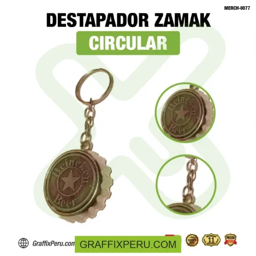 llavero destapador zamak - Foto 1