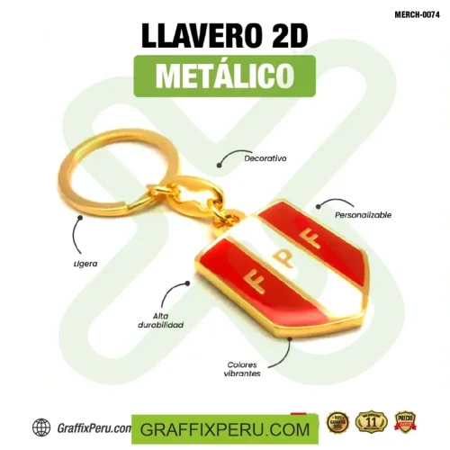 llavero metalico con resina - Foto 3