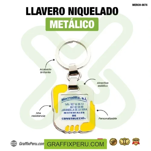 LLAVERO ZAMAK CON RESINADO - Foto 3