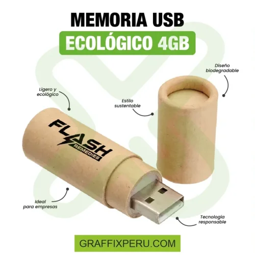 MEMORIA USB ECOLOGICO 4GB - Foto 3