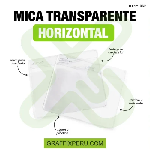 MICA TRANSPARENTE MEDIDA 8.5*10 - Foto 5