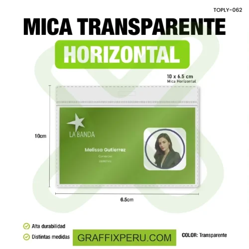 MICA TRANSPARENTE MEDIDA 8.5*10 - Foto 4