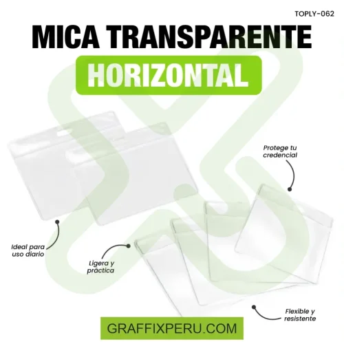 MICA TRANSPARENTE MEDIDA 8.5*10 - Foto 1