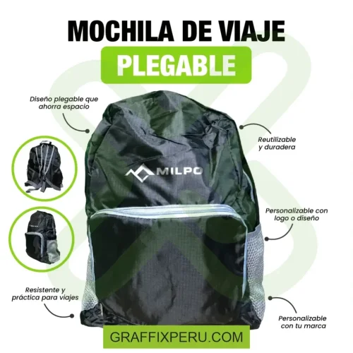MOCHILA DE VIAJE PLAGABLE - Foto 1