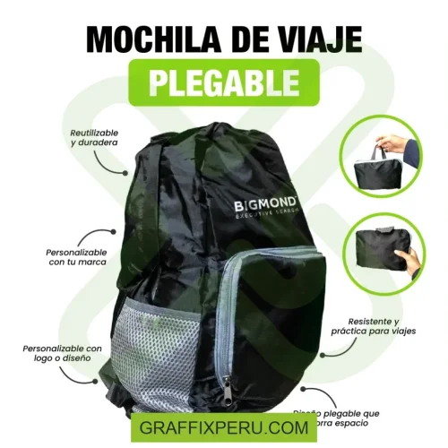 MOCHILA DE VIAJE PLAGABLE - Foto 2