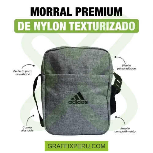 MORRAL CRUZADO DE NYLON TEXTURIZADO - Foto 3