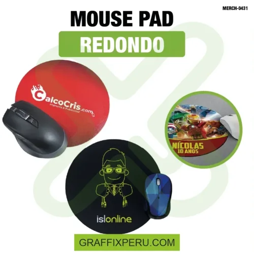 mouse pad redondo - Foto 1