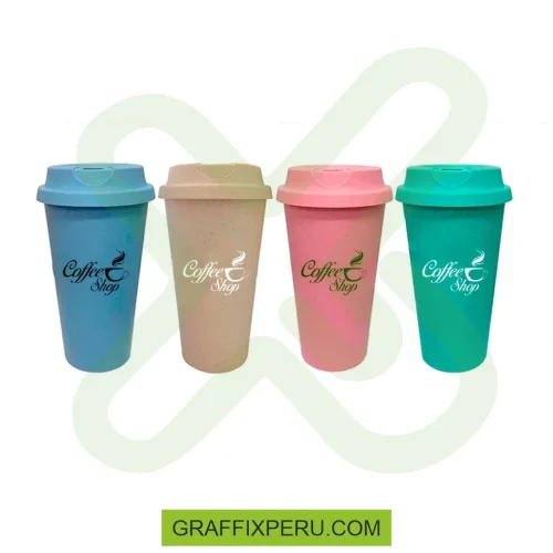 MUG CAFETERO FIBRA DE TRIGO 450ml - Foto 1