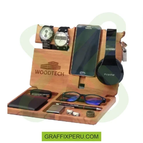 organizador de madera - Foto 1