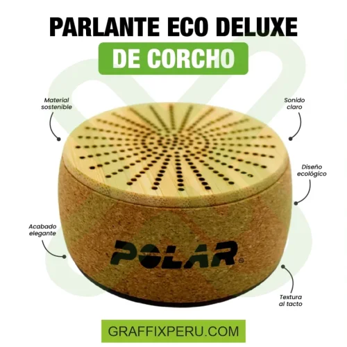 PARLANTE ECO DELUXE DE CORCHO - Foto 2