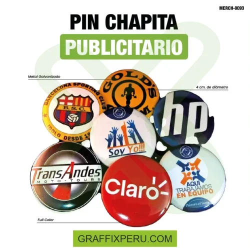 pin chapita 5cm, 4, 3 - Foto 2