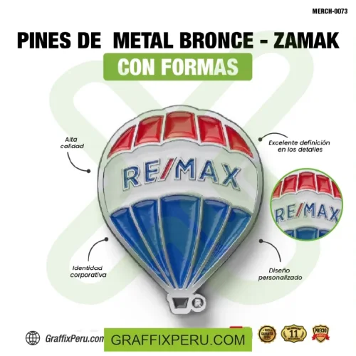 PINES DE METAL BRONCE - Foto 3