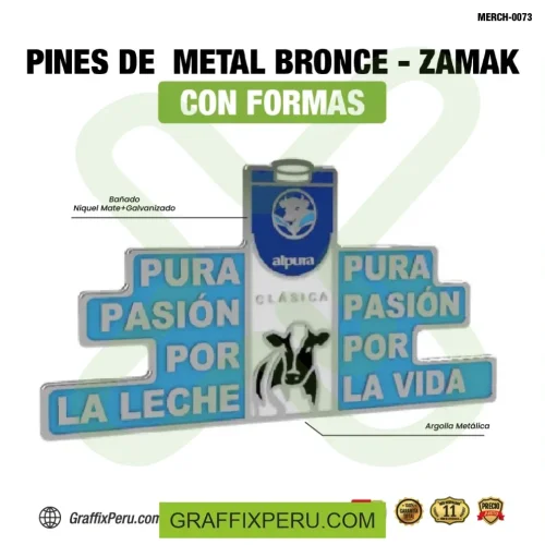 PINES DE METAL BRONCE - Foto 1