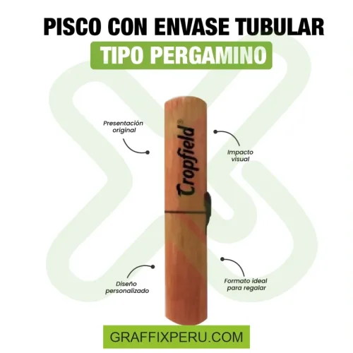 PISCO CON ENVASE TUBULAR TIPO PERGAMINO - Foto 3
