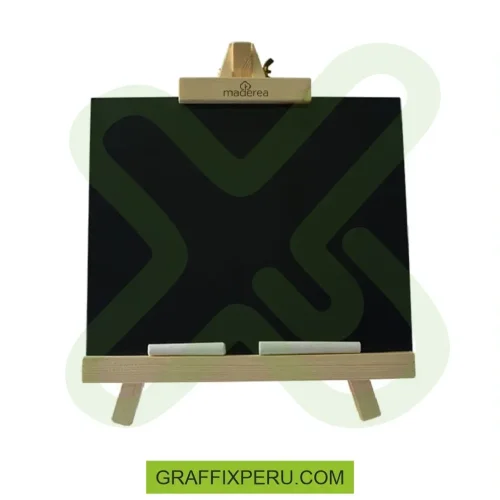 PISARRA CON TRIPODE DE MADERA - Foto 1