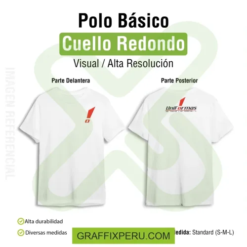 Polo publicitario de algodón con logo sencillo - Foto 5