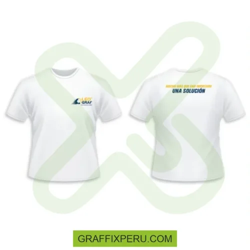 Polo publicitario de algodón con logo sencillo - Foto 1