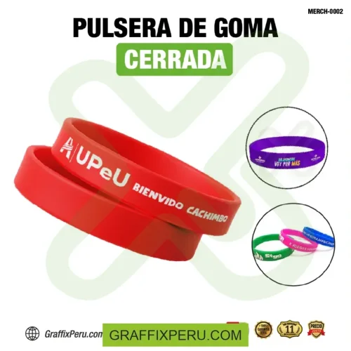 pulsera de goma impresión a un color - Foto 4
