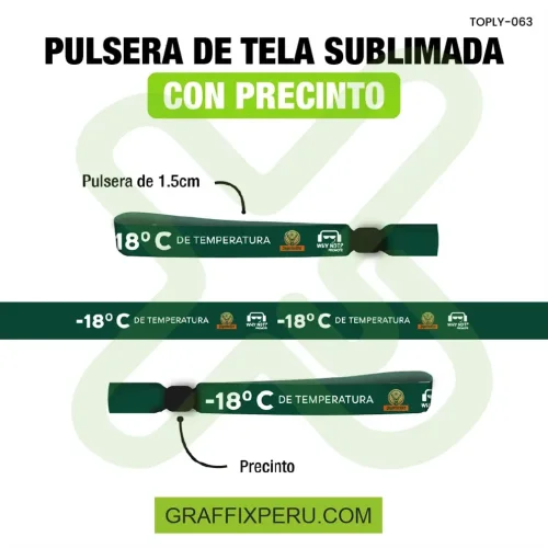 pulsera de tela con accesorio metalico 1.5cm - Foto 3