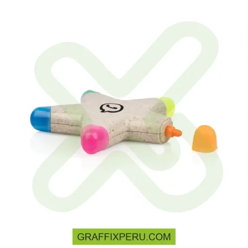 RESALTADOR ESTRELLA DE FIBRA DE TRIGO - Foto 1