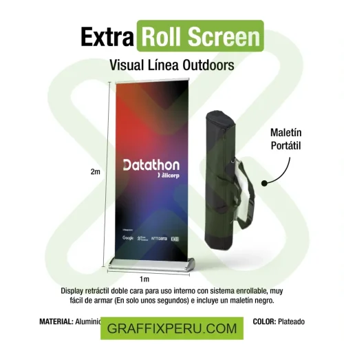 roll screen base ancha 2*1 - Foto 5