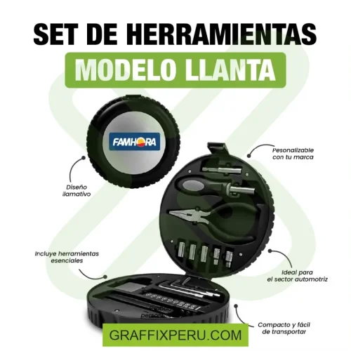 set de herramientas con logo personalizado - Foto 3