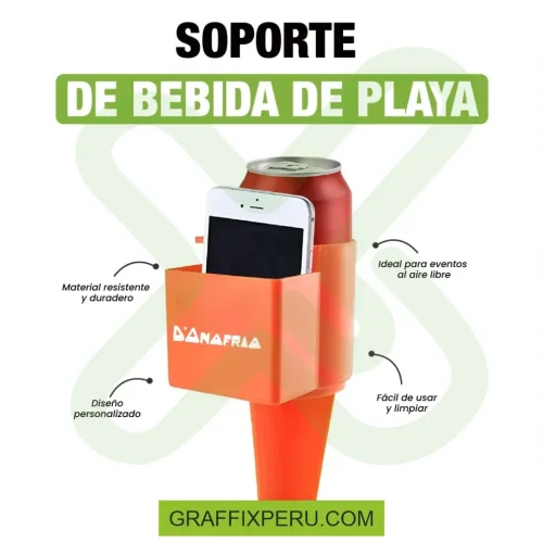 SOPORTE DE BEBIDA DE PLAYA - Foto 3