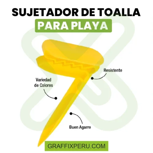SUJETADOR DE TOALLA PARA PLAYA - Foto 5