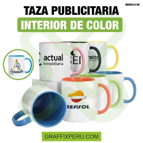 taza publicitaria interior de color - Foto 1