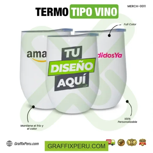 termo tumbler tipo vino - Foto 6
