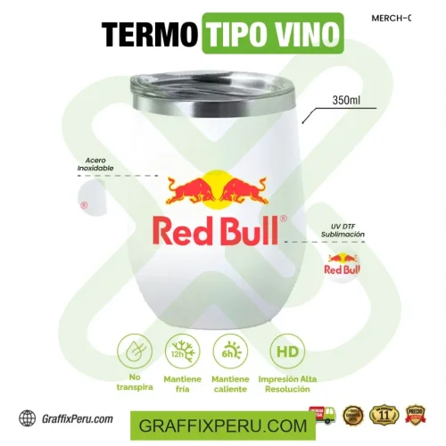 termo tumbler tipo vino - Foto 5