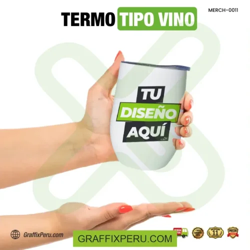 termo tumbler tipo vino - Foto 3