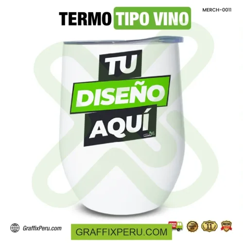 termo tumbler tipo vino - Foto 2