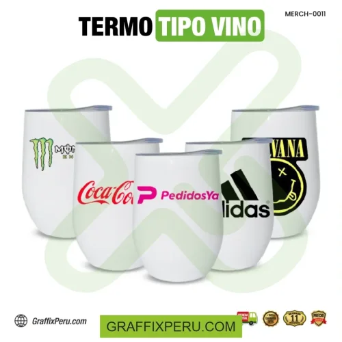 termo tumbler tipo vino - Foto 1