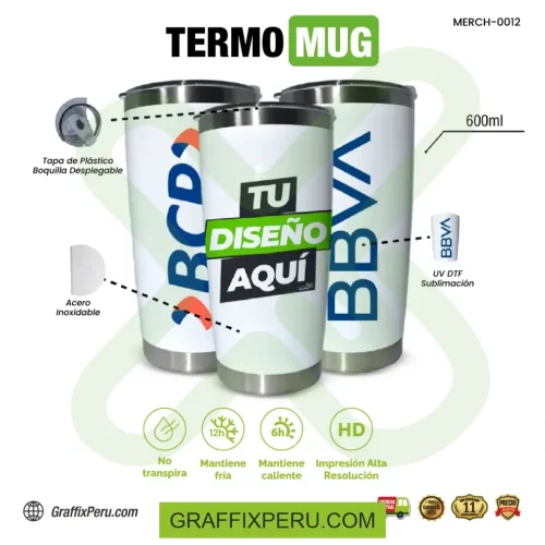 termo tumbler vaso 600ml - Foto 3