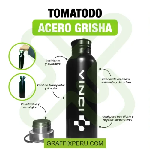 TOMATODO ACERO GRISHA - Foto 4