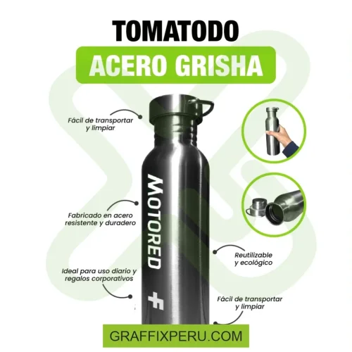TOMATODO ACERO GRISHA - Foto 1