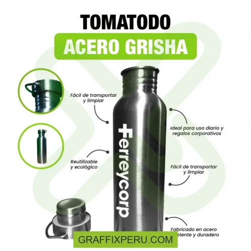 TOMATODO ACERO GRISHA - Foto 2