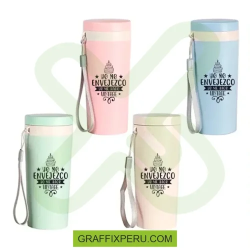 TOMATODO CAFETERO FIBRA DE TRIGO 280ml - Foto 2