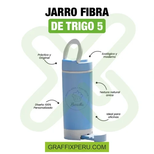 TOMATODO CAFETERO FIBRA DE TRIGO 350ml CON SOPORTE TELEFONO - Foto 3