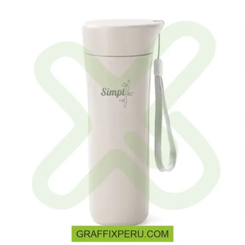 TOMATODO CAFETERO FIBRA DE TRIGO 400ml - Foto 2