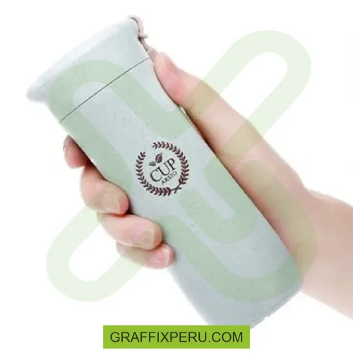 TOMATODO CAFETERO FIBRA DE TRIGO 400ml - Foto 1